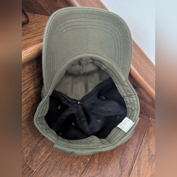 Handmade Baseball Cap With Attached Sunglasses Khaki Green OS - Picture 8 of 15